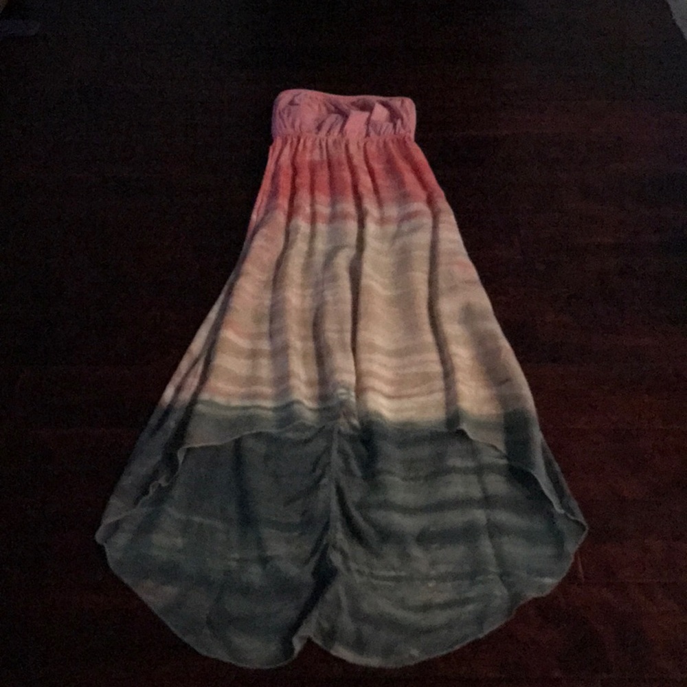 Hard tail colorful dress